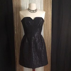 Strapless Structured Dress